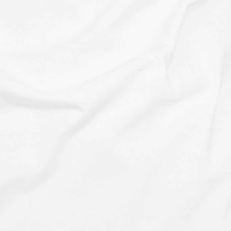 G-STAR® T-shirt Sport Panel Originals Logo GR Blanc