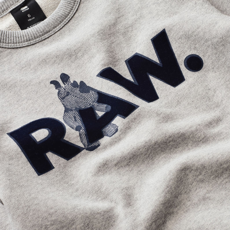 G-Star RAW® Sweater Grey detail shot
