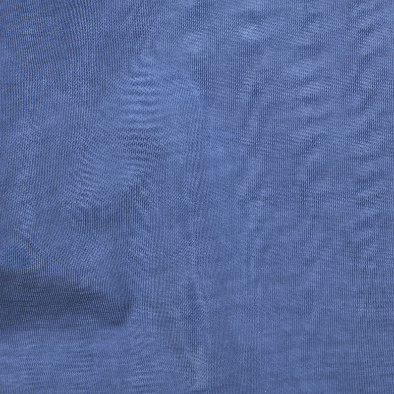 G-Star RAW® T-shirt Recycle Dye Relaxed Bleu foncé fabric shot