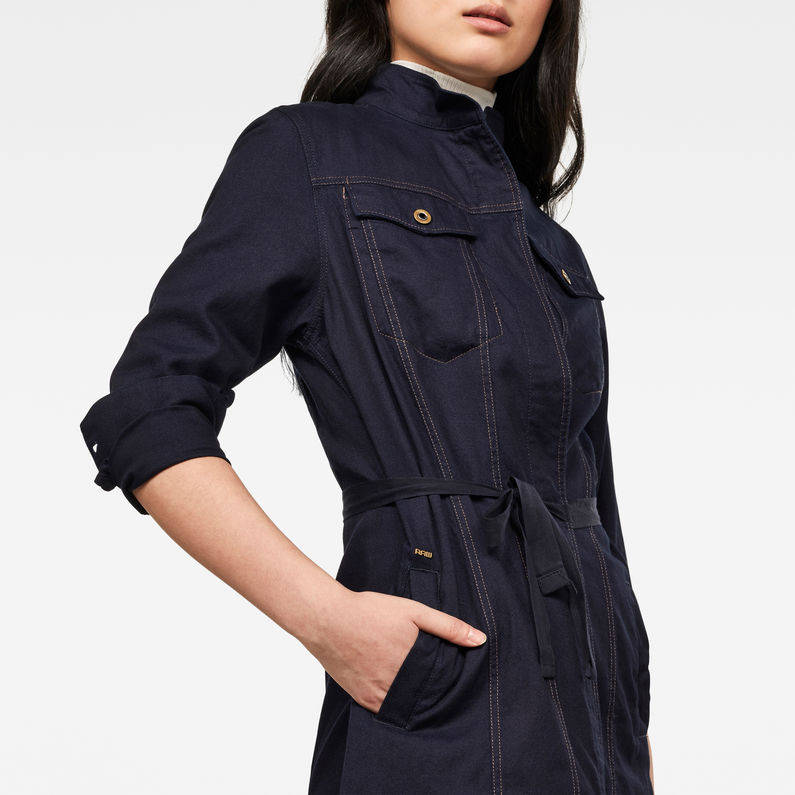 G-Star RAW® Robe Wrap Bleu foncé