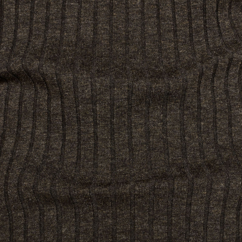 G-Star RAW® T-Shirt Xinva Funnel Gris fabric shot