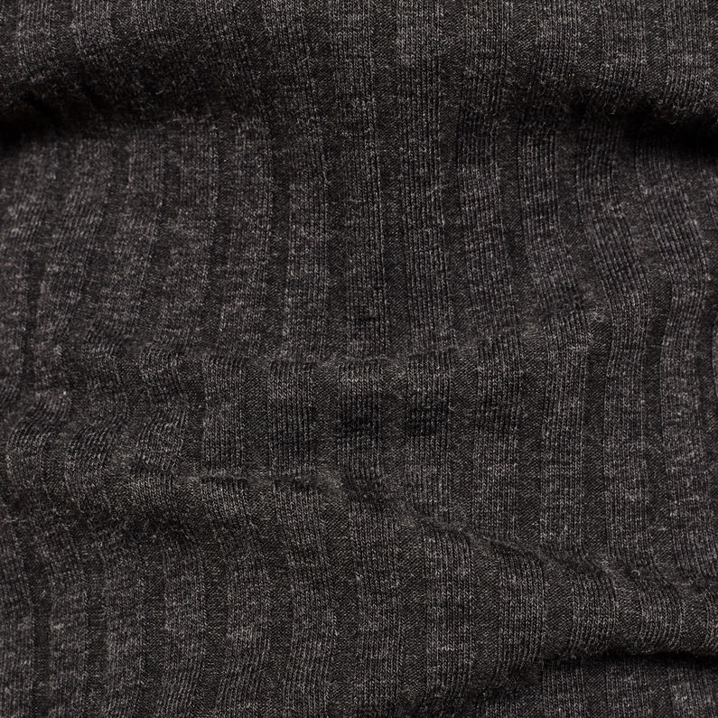 G-Star RAW® T-Shirt Xinva Funnel Noir fabric shot