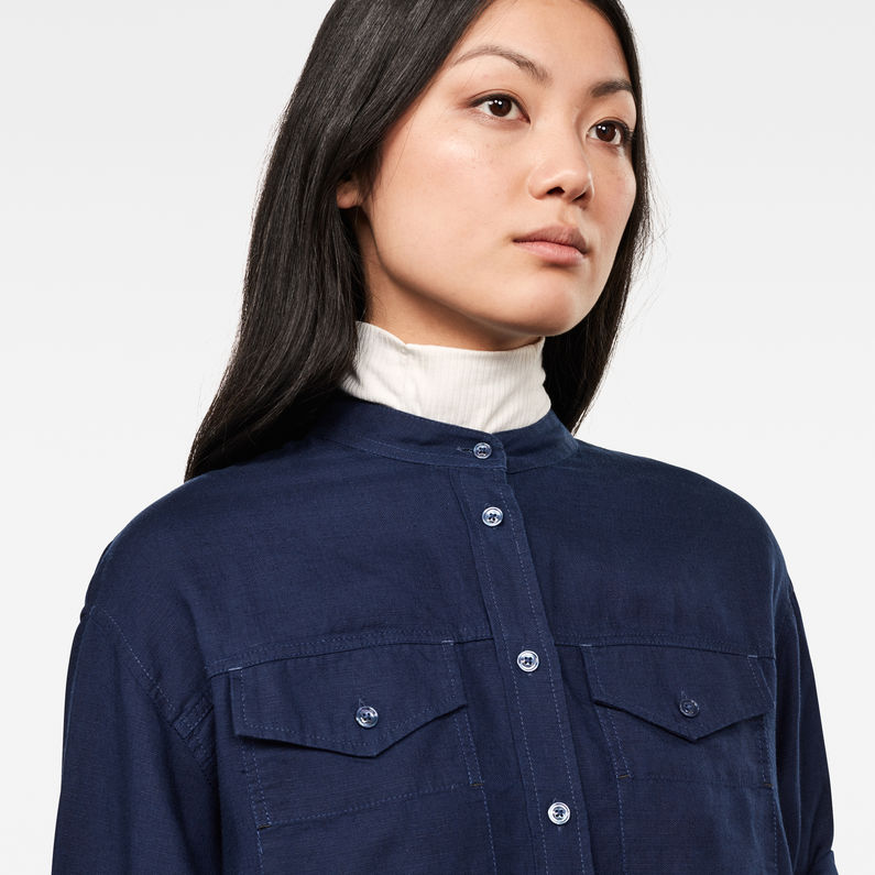 G-Star RAW® Parota Classic Boyfriend Shirt ダークブルー