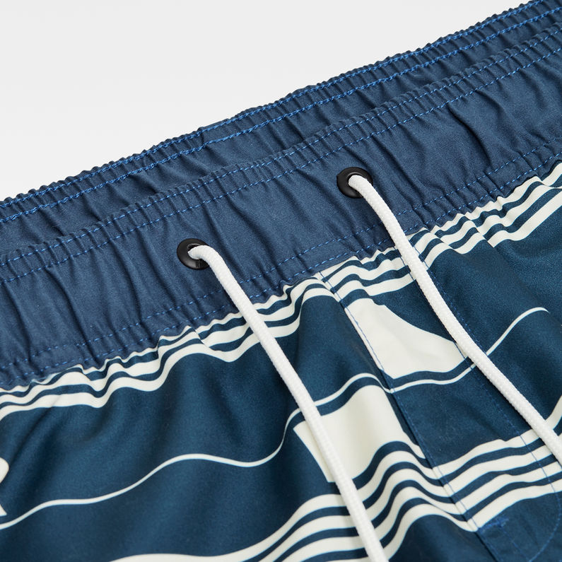 G-Star RAW® Dirik Swimshorts Allover Medium blue detail shot