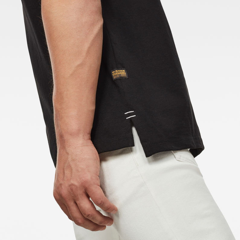 G-Star RAW® Gsraw T-Shirt Black detail shot