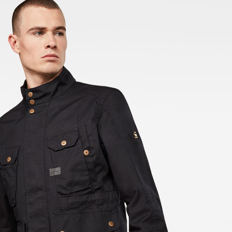 G-Star RAW® Veste Elimont Field Noir detail shot