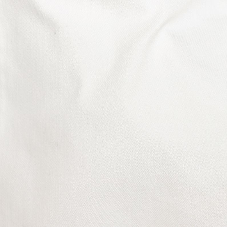 G-Star RAW® Jean Tedie Ultra High Straight Ripped Edge Ankle Blanc