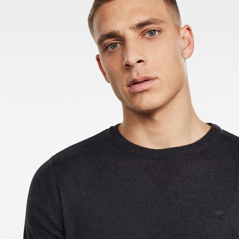 Premium Basic Knit | Black | G-Star RAW® US