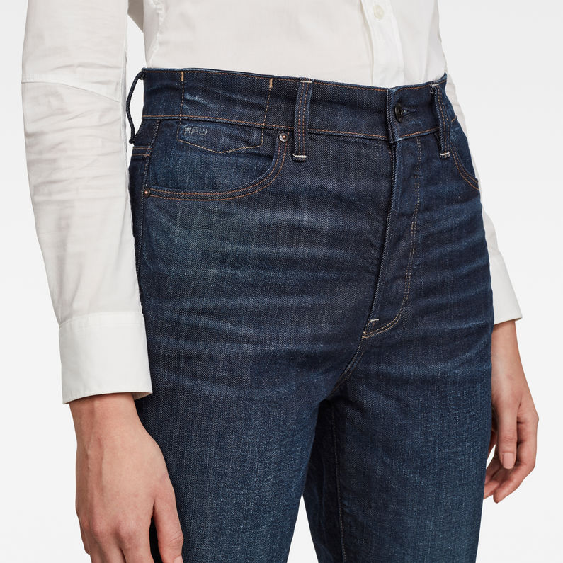 g star janeh ultra high mom ankle jeans