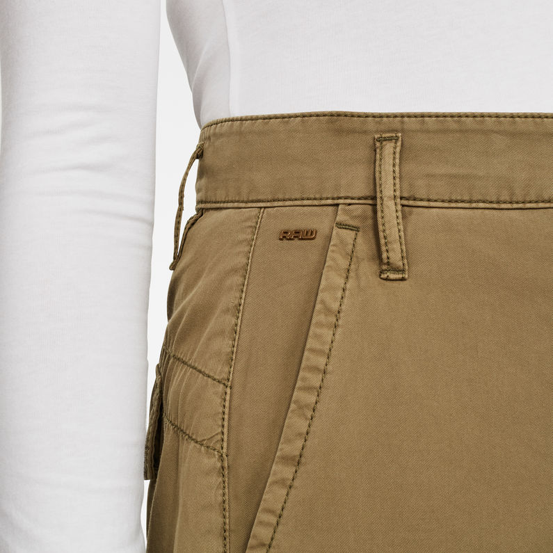 G-Star RAW® Pantalones Vitrif High Wide Leg Verde detail shot
