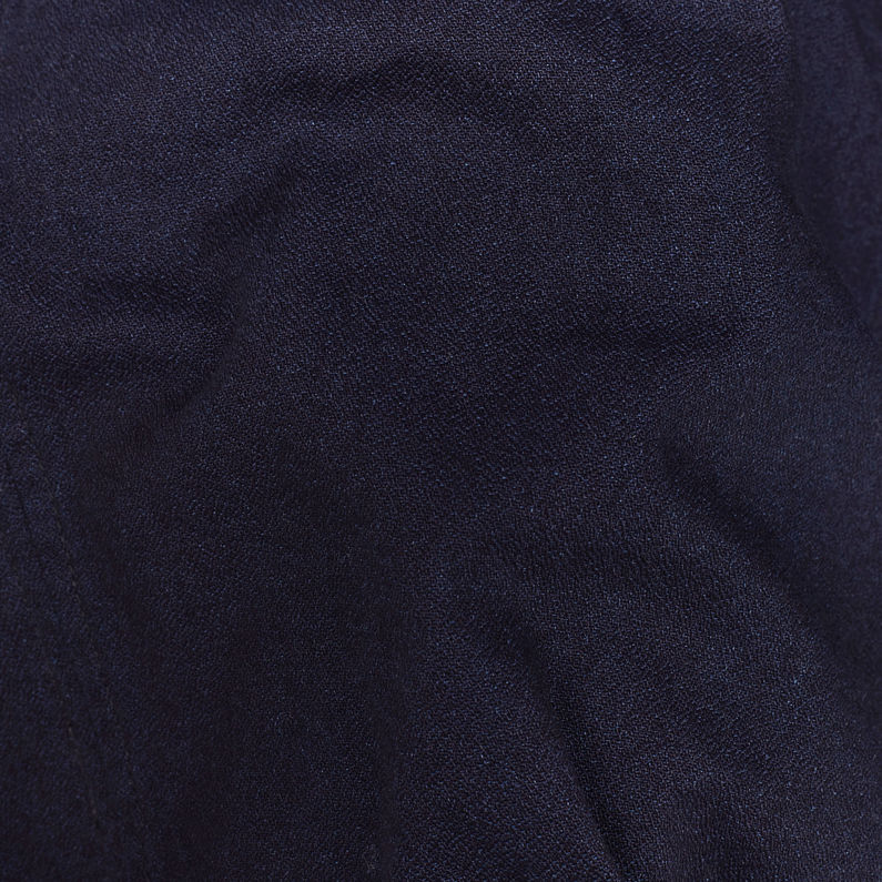 G-Star RAW® Pleated High Shorts Dark blue fabric shot