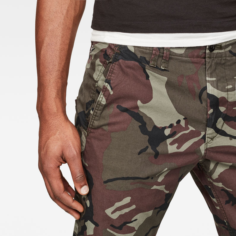 G-STAR® Pantalon Chino Vetar Cuffed Vert detail shot