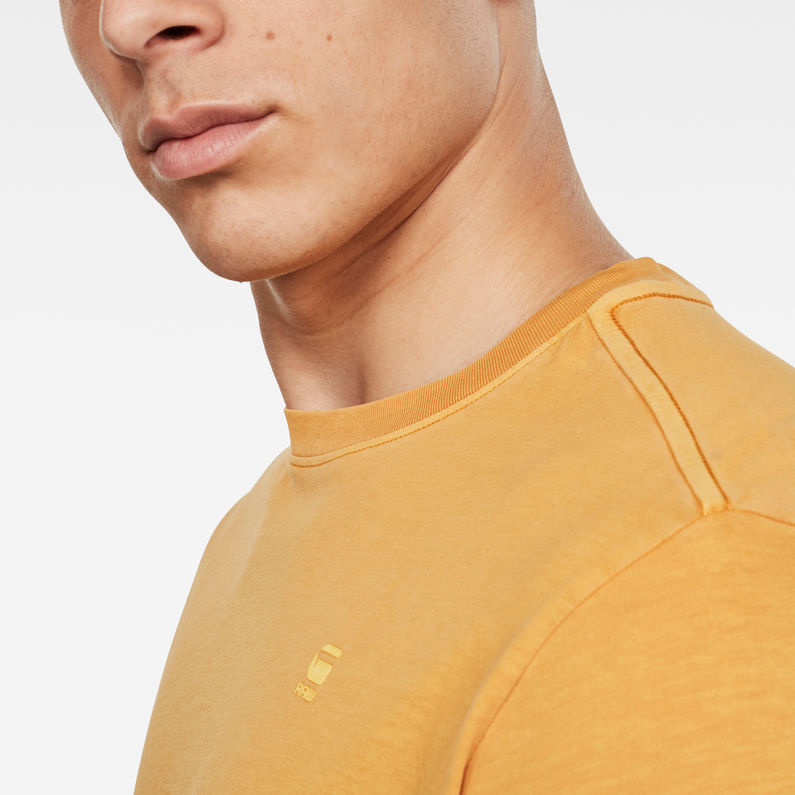 G-Star RAW® Lash T-shirt Geel detail shot
