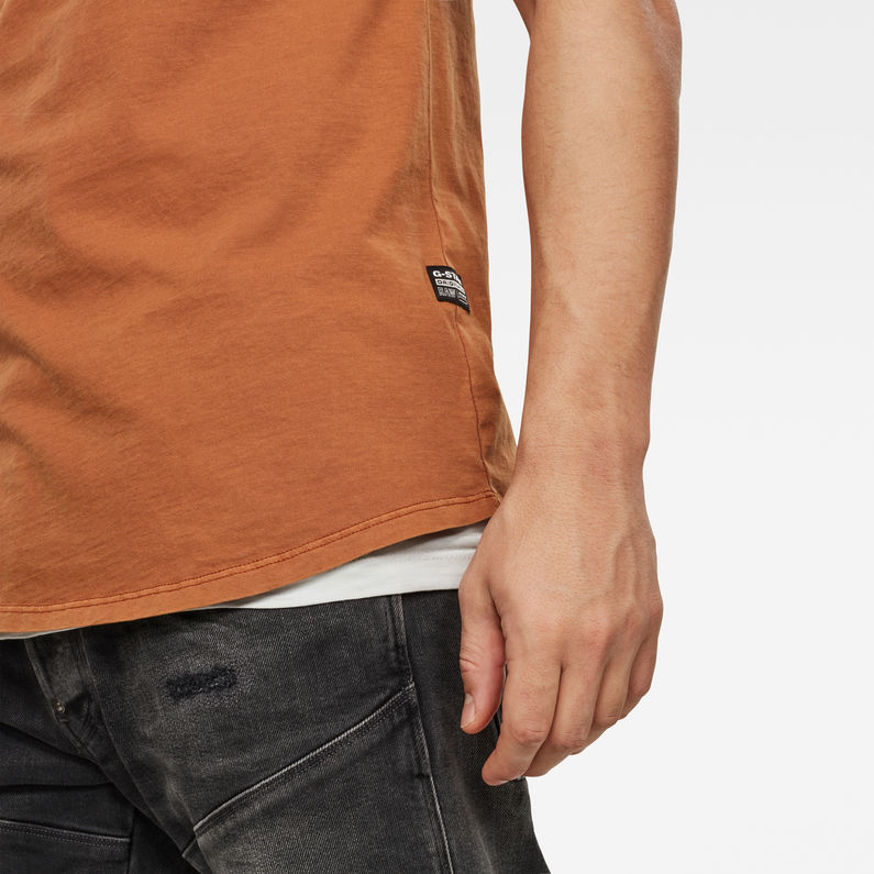 G-Star RAW® T-shirt Lash Brun detail shot