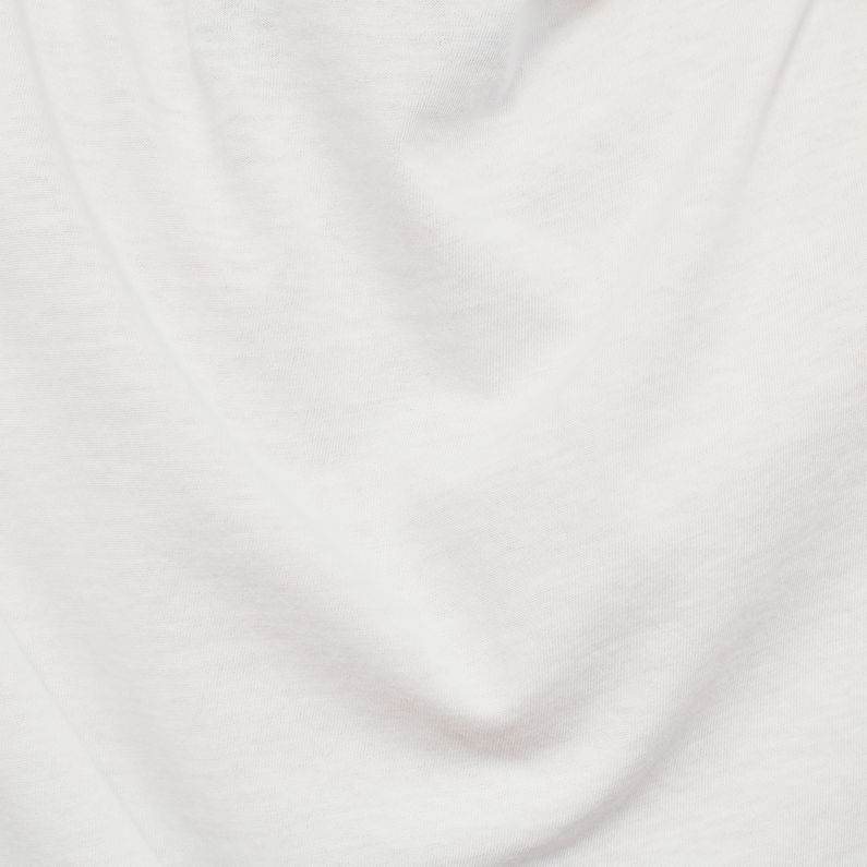 G-Star RAW® Haut Chrame Build GR Loose Blanc fabric shot