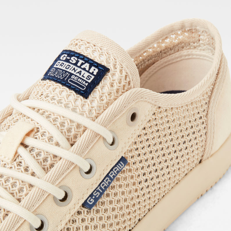 G-STAR® Kendo Mesh Sneaker Beige fabric shot