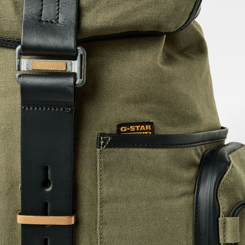 G-STAR® Mochila Vaan Dast Verde inside view
