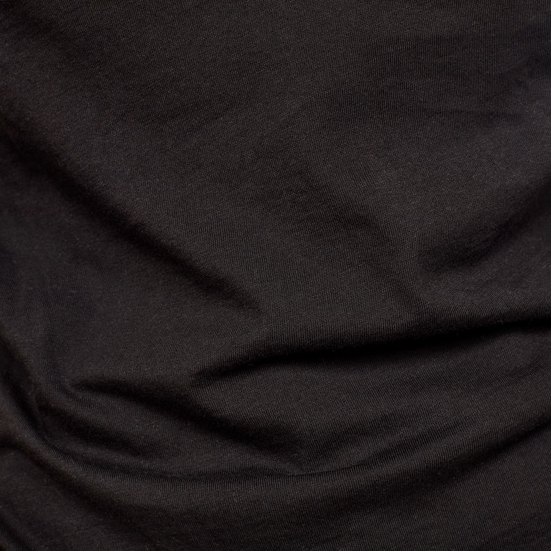 G-Star RAW® Core Eyben Slim Top Black fabric shot