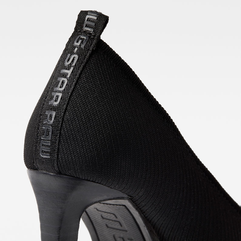 G-STAR® Escarpins Strett Noir detail