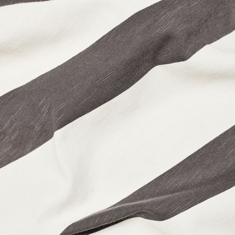 G-Star RAW® One Stripes GR T-Shirt Grey fabric shot