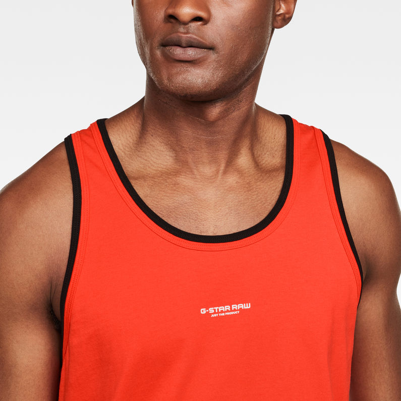G-Star RAW® Lash GR Tank Top Red detail shot