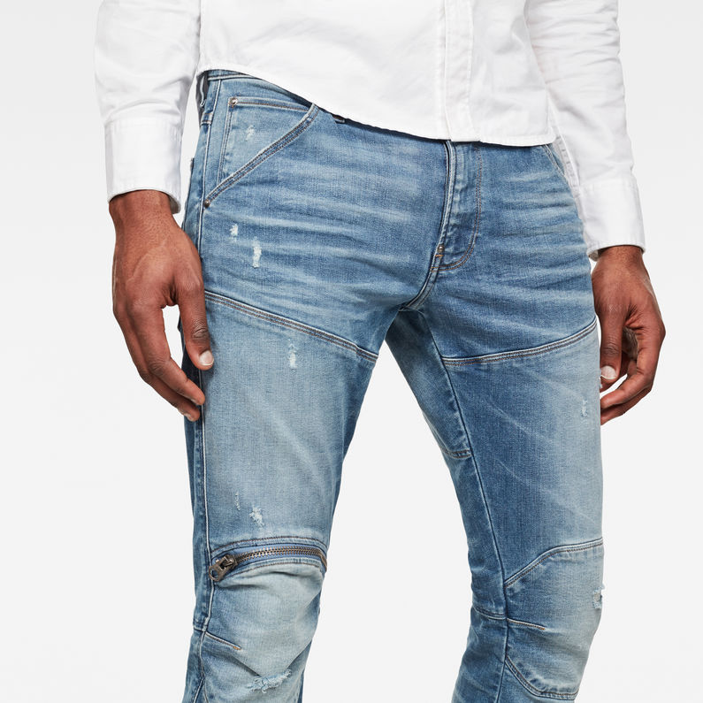 G-Star RAW® 5620 3D Zip Knee Skinny Jeans Medium blue