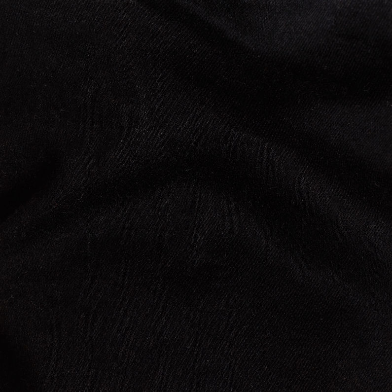 G-Star RAW® 3301 Slim Shorts Black fabric shot
