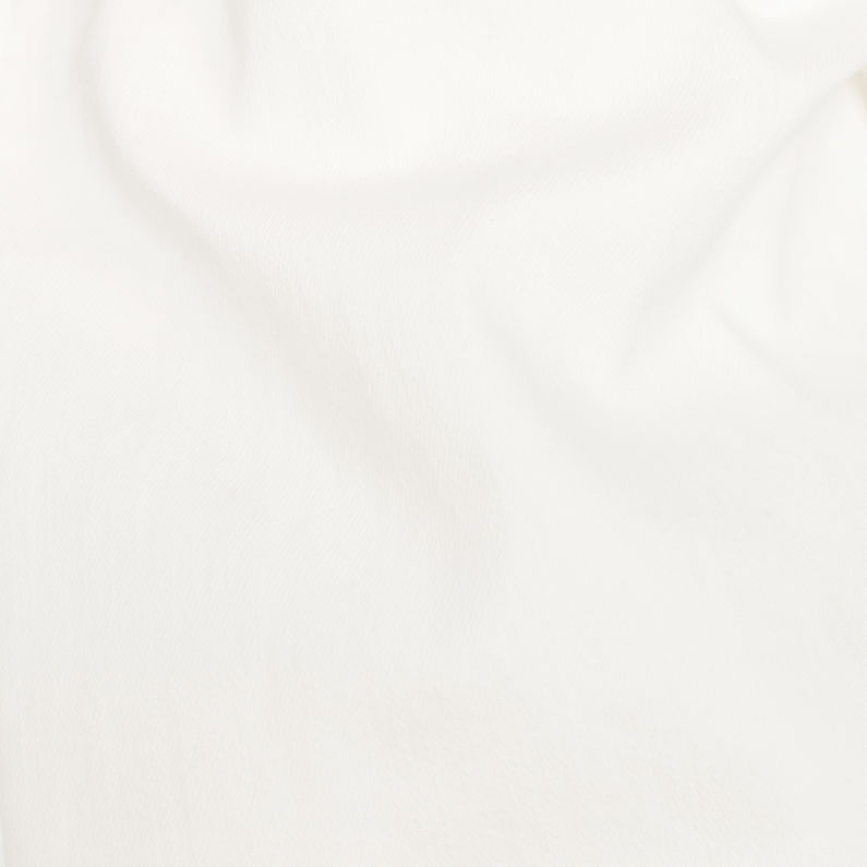 G-Star RAW® Short Denim Slim 3301 Blanc fabric shot