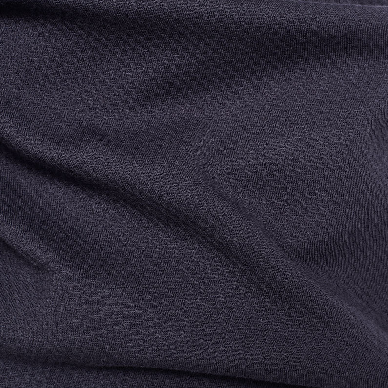 G-Star RAW® Jirgi Zip T-shirt Dark blue fabric shot
