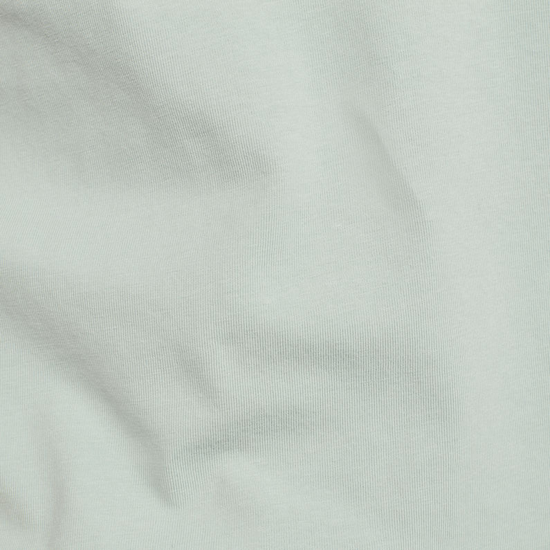 G-Star RAW® Text GR Slim T-Shirt Green fabric shot