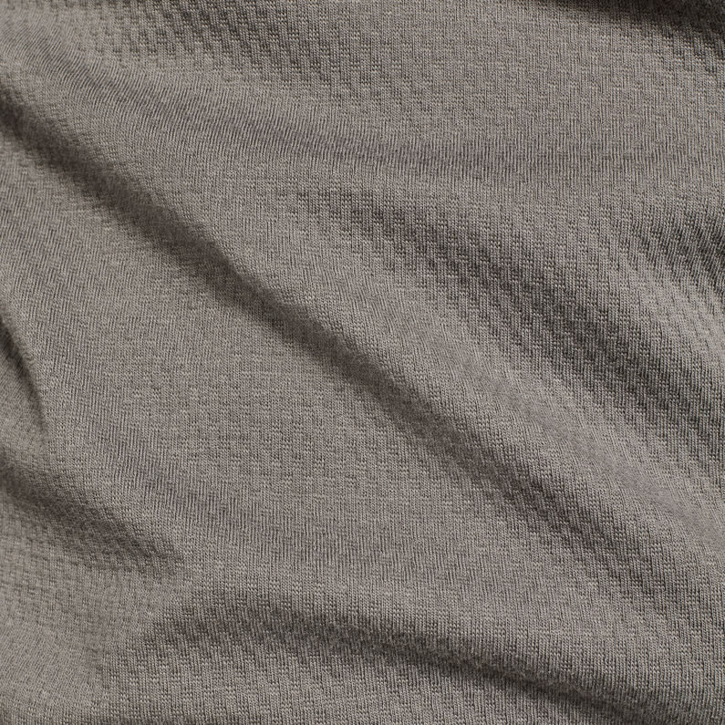 G-Star RAW® Jirgi Zip T-shirt Grey fabric shot