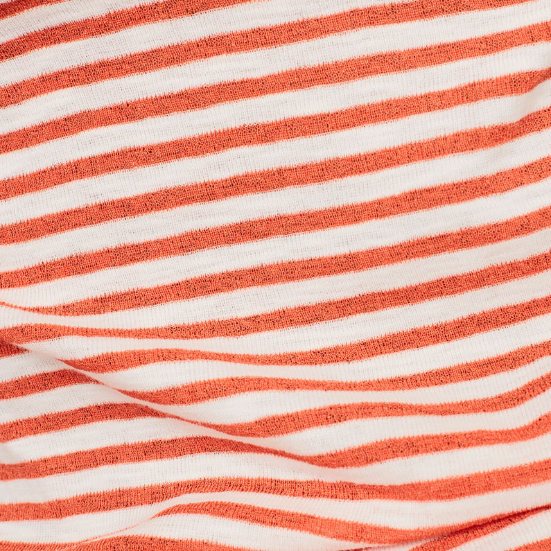 G-Star RAW® Haut Zovas Yarn Dyed Stripe Slim Orange