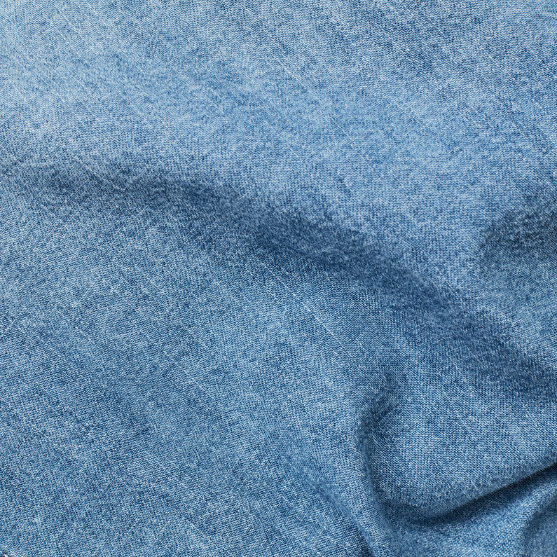 G-STAR® 3301 Real Boyfriend Jacket Medium blue fabric shot