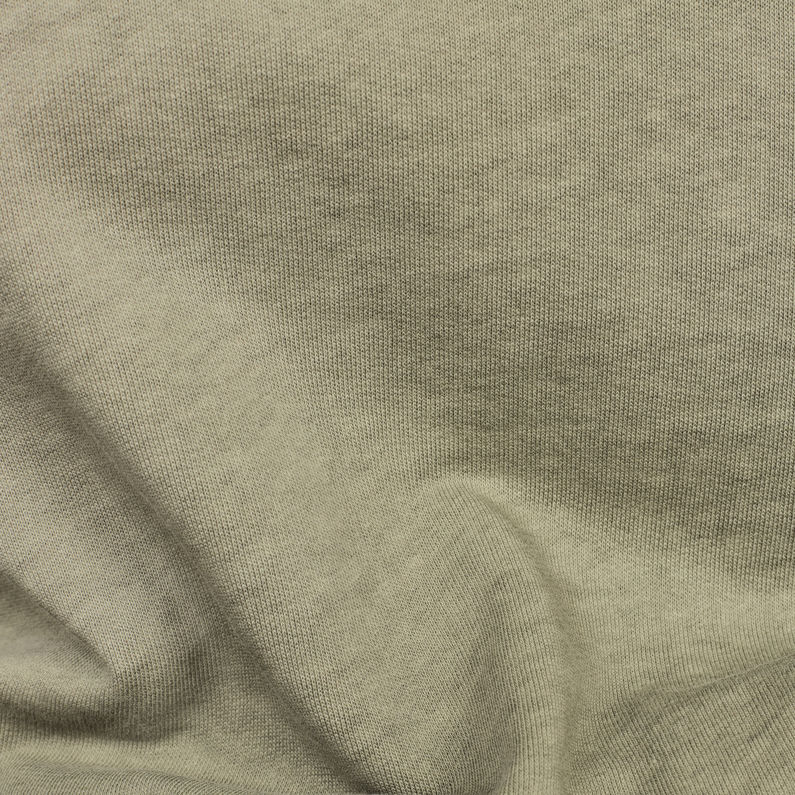 G-Star RAW® Sweat Xzyph Recycle Dye Vert fabric shot
