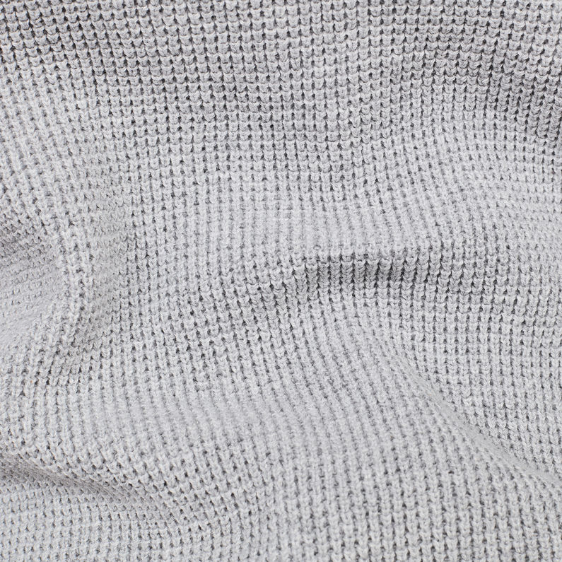 G-Star RAW® Pull en maille Suzaki Stripe Gris fabric shot