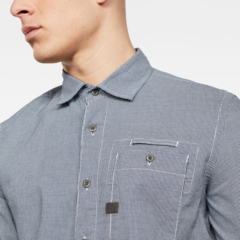 G-Star RAW® Chemise Bristum 1-Pocket Slim Bleu foncé