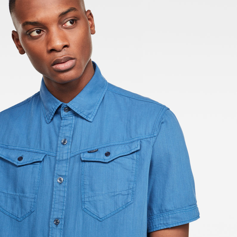 G-STAR® Camisa Arc 3D Slim Azul intermedio