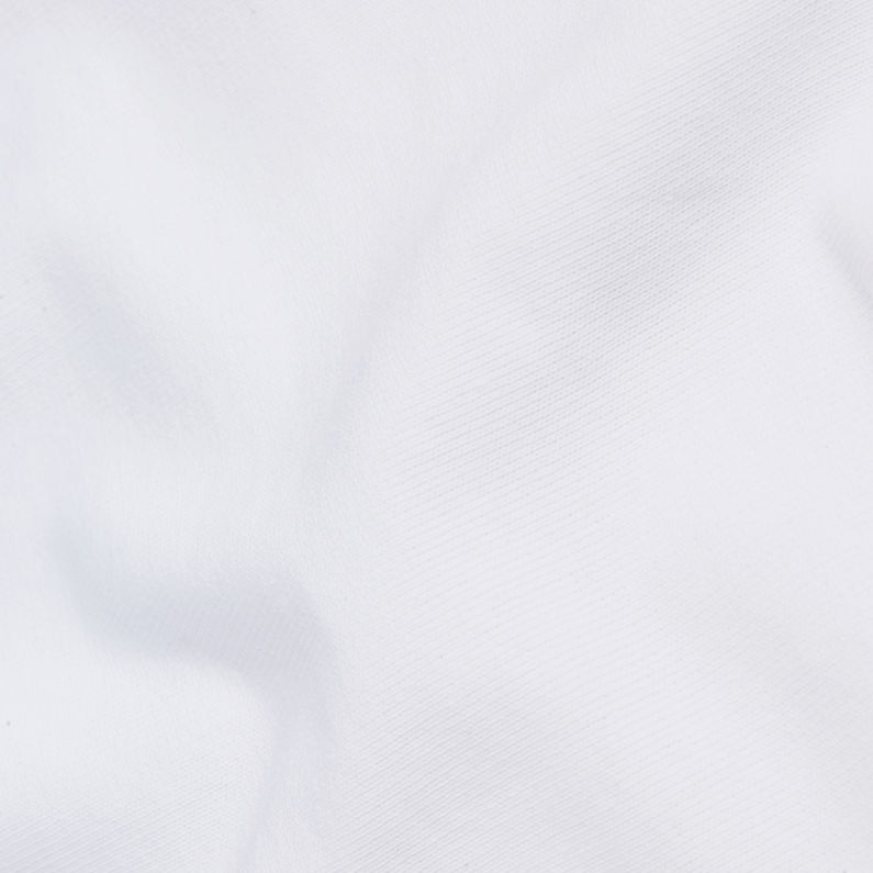 G-Star RAW® Sweater Blanc fabric shot