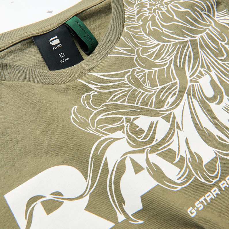 G-Star RAW® T-Shirt Green detail shot