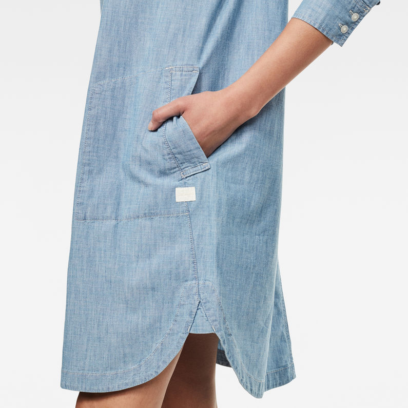 G-Star RAW® Robe-chemise Milary Bleu moyen