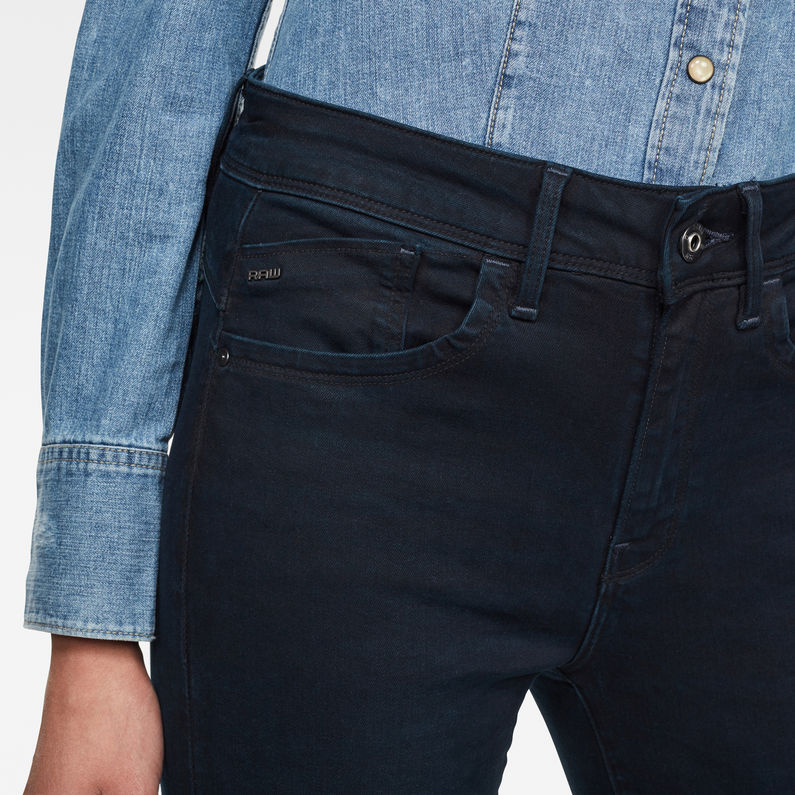 G-STAR® Lhana High Super Skinny Jeans Donkerblauw