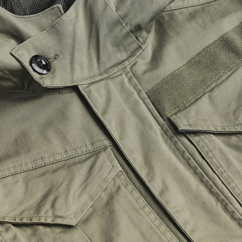 G-Star RAW® Hooded Jacket グリーン detail shot