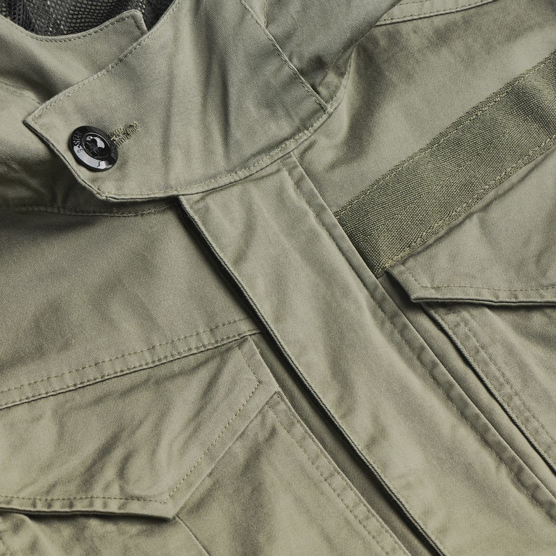 G-Star RAW® Jack met capuchon Groen detail shot