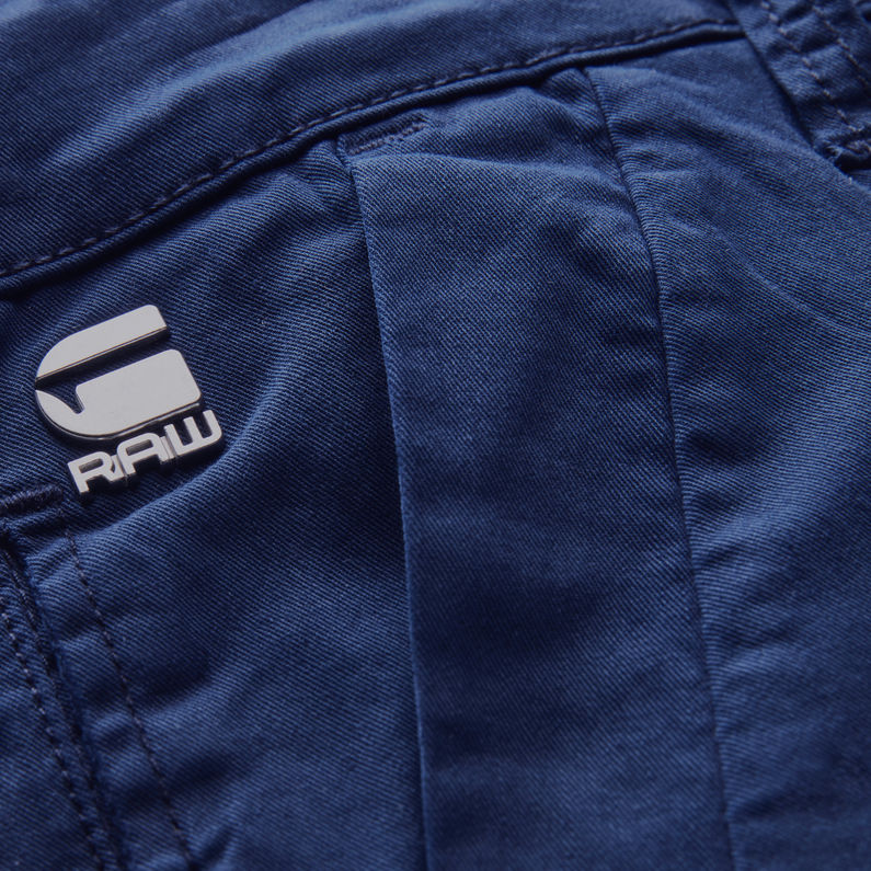 G-Star RAW® Bronson Slim Shorts Dark blue detail shot