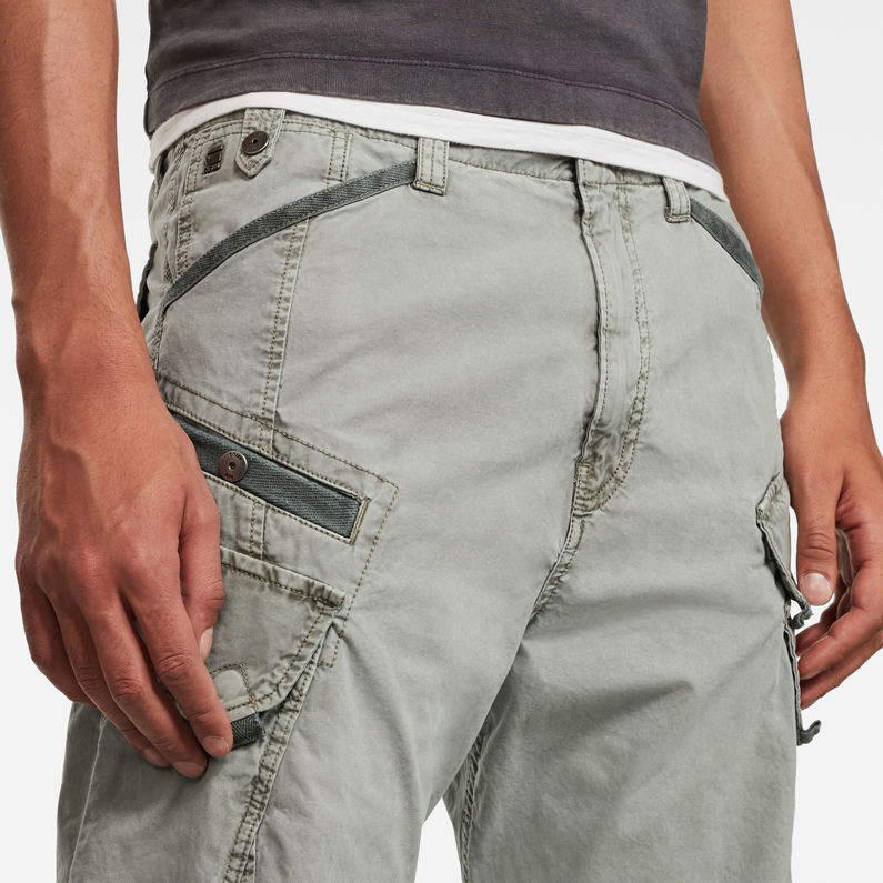 G-STAR® Droner Relaxed Tapered Cargo Broek Groen detail shot