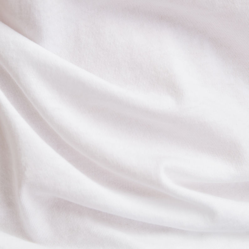 G-Star RAW® Haut Core Eyben Slim Blanc fabric shot