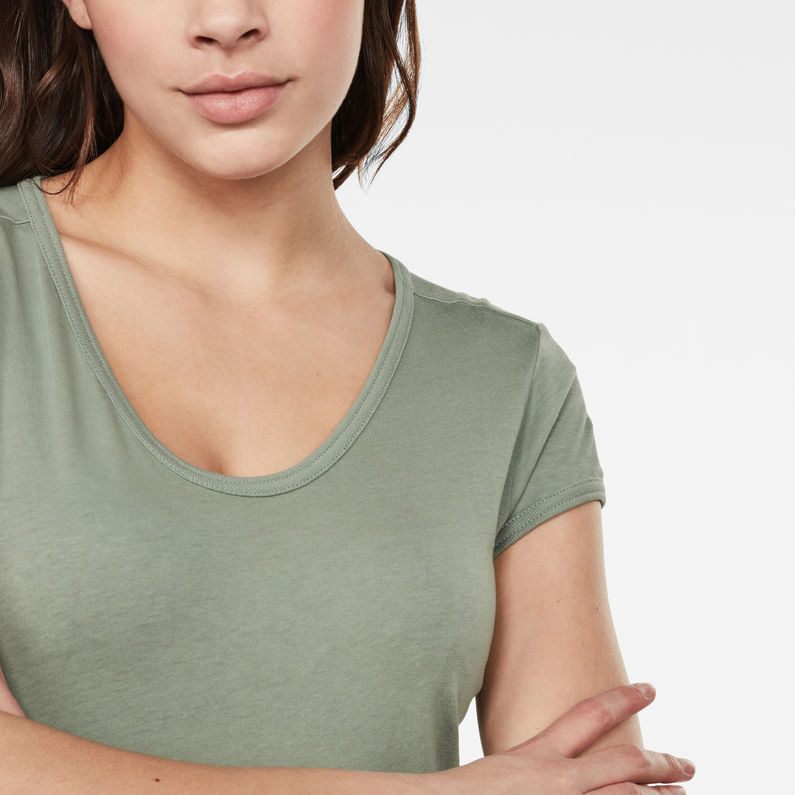 G-Star RAW® Haut Core Eyben Slim Vert detail shot