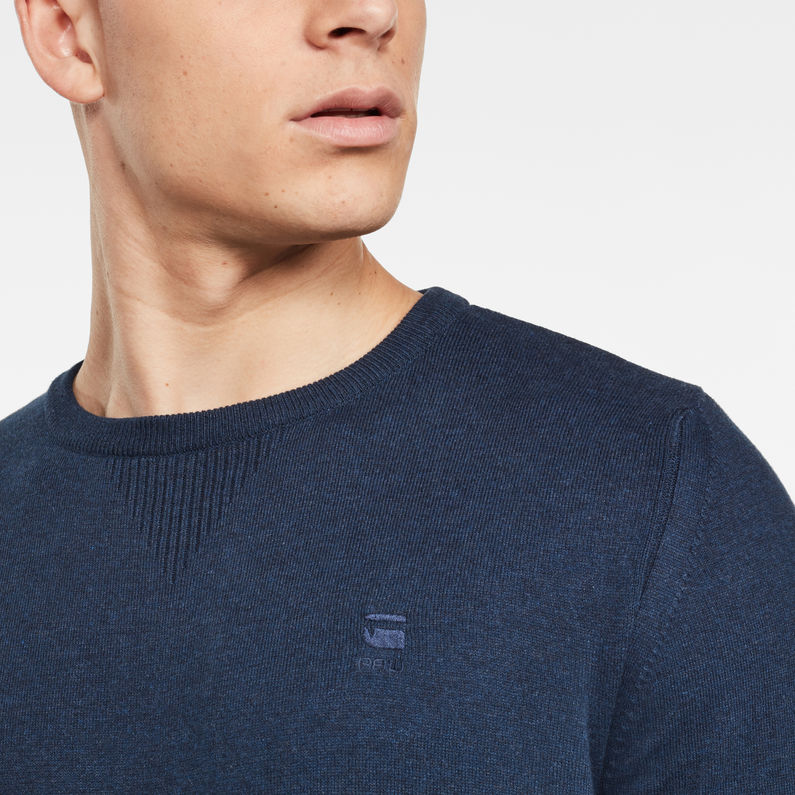 G-Star RAW® Top de punto Premium Azul oscuro detail shot