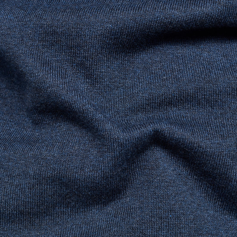 G-Star RAW® Top de punto Premium Azul oscuro fabric shot