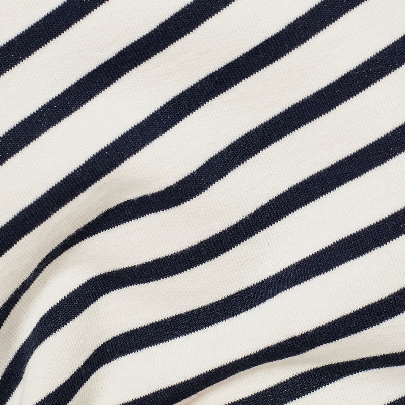 G-Star RAW® Robe Xzyph Yarn Dyed Stripe Blanc